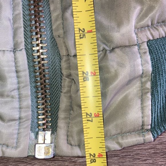 Vintage Mens MA-1 FLIGHT BOMBER JACKET SIZE XL Green - Picture 13 of 14